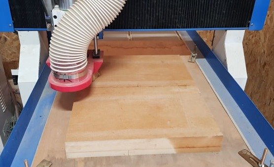 CNC machining of foam material